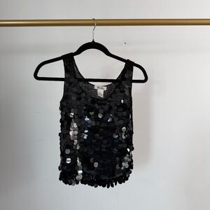 Vintage sequin top